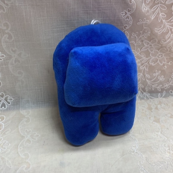 Two Among Us plush 10" orange 8" blue hanging plillow - Picture 6 of 8